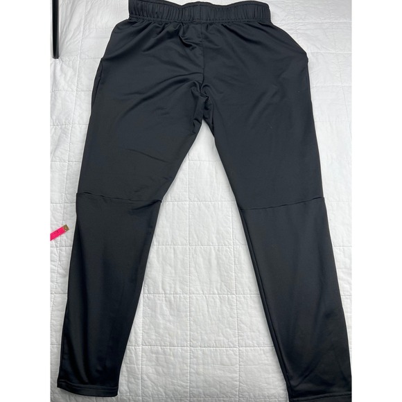 Gymshark Athletic Jogger Pants Black Size Medium Zip Pockets Training - Picture 4 of 9